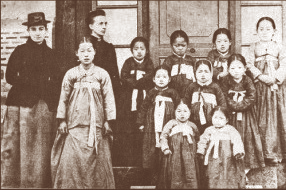 1887년 엘러즈의 정동여학당